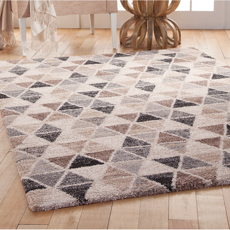 Union Rustic Devin Grey/Brown Area Rug Wayfair.ca